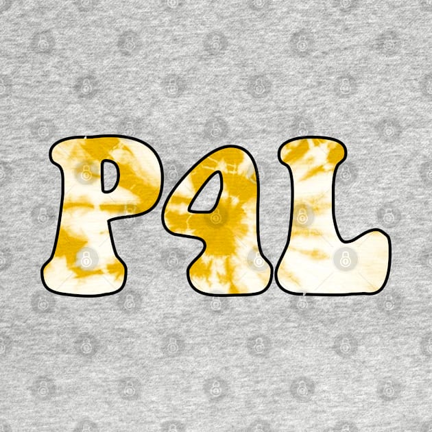 Tie Dye Yellow Pogue 4 Life / P4L by cartershart